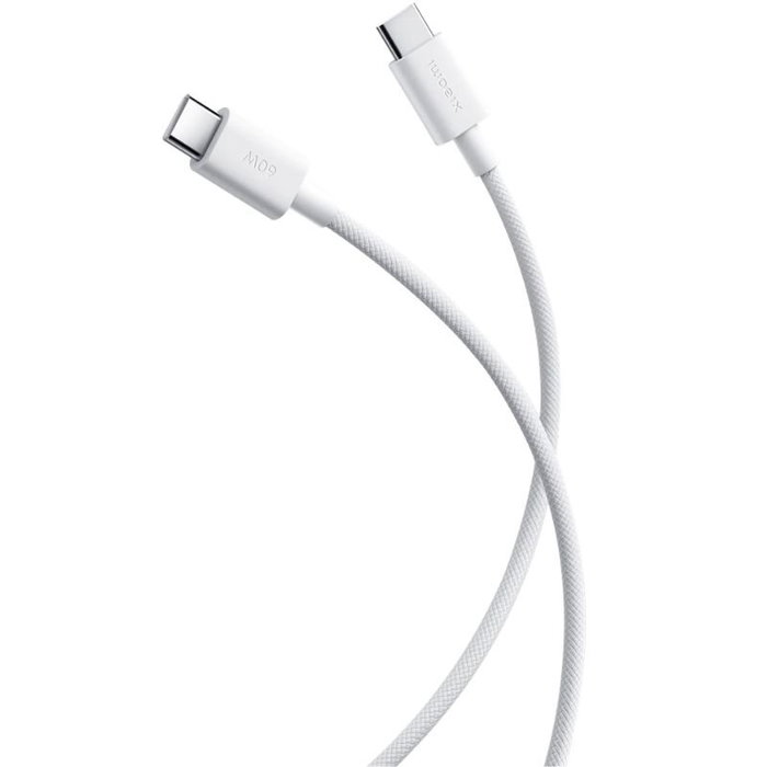 Xiaomi Cable Braided USB-C a USB-C 60W 3A 1m Blanco